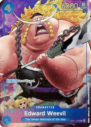 Edward Weevil (Seven Warlords of the Sea Binder Set) (EB01-023) - One Piece Promotion Cards Foil | Grognard Games
