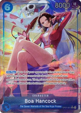 Boa Hancock (Seven Warlords of the Sea Binder Set) (Alternate Art) (OP07-051) - One Piece Promotion Cards Foil | Grognard Games