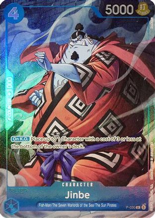 Jinbe (Seven Warlords of the Sea Binder Set) (P-030) - One Piece Promotion Cards Foil | Grognard Games
