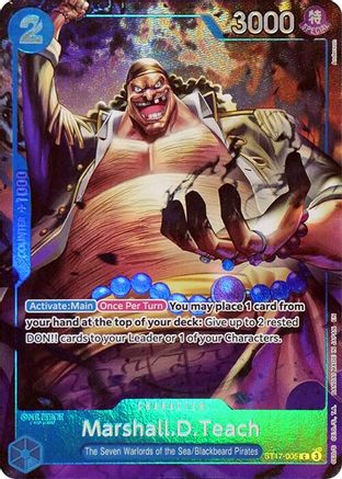 Marshall.D.Teach (Seven Warlords of the Sea Binder Set) (ST17-005) - One Piece Promotion Cards Foil | Grognard Games