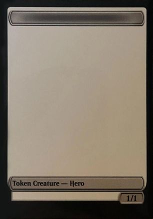 Blank Hero Token (UMP-) - Unique and Miscellaneous Promos | Grognard Games