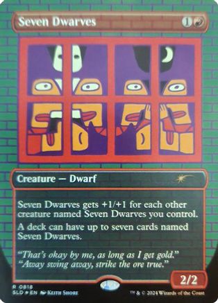 Seven Dwarves (0818) (Rainbow Foil) (SLD-818) - Secret Lair Drop Series Foil | Grognard Games