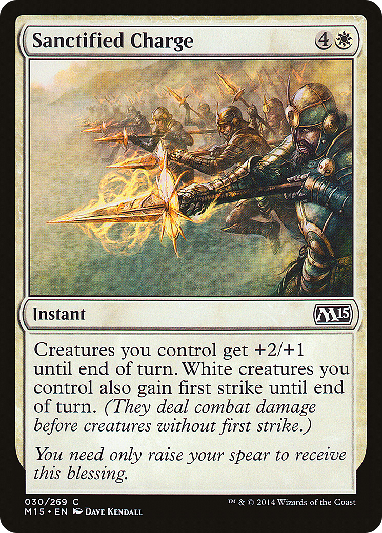 Sanctified Charge [Magic 2015] | Grognard Games