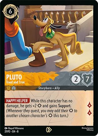 Pluto - Tried and True (27) - Disney Lorcana Promo Cards Cold Foil | Grognard Games