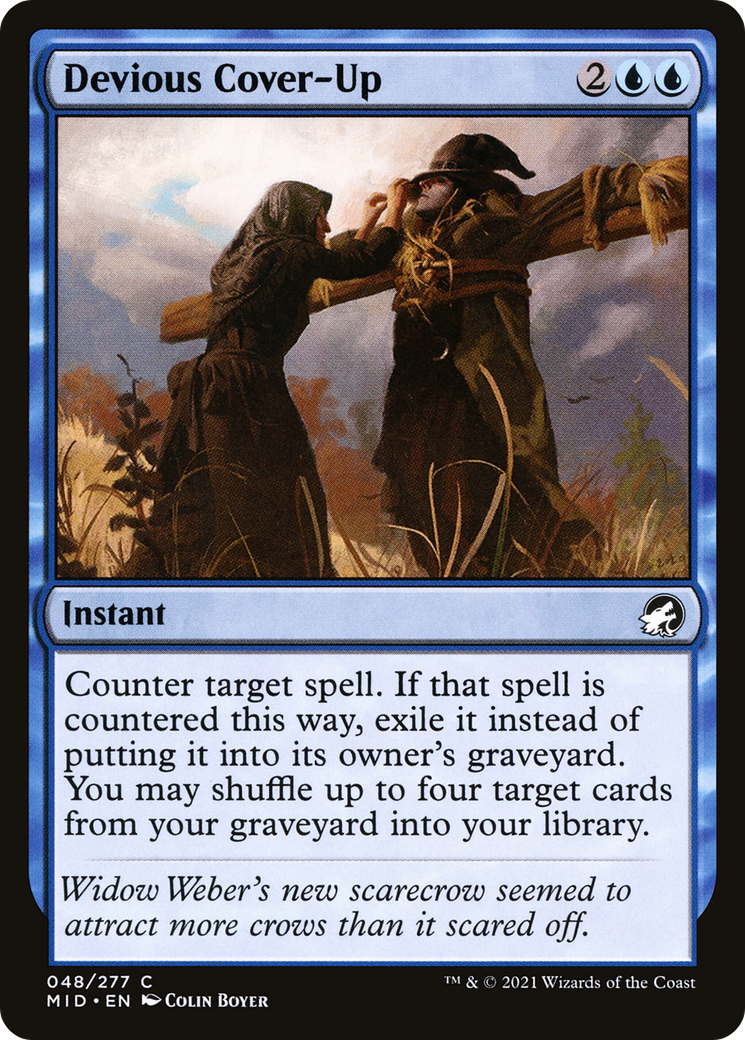 Devious Cover-Up [Innistrad: Midnight Hunt] | Grognard Games