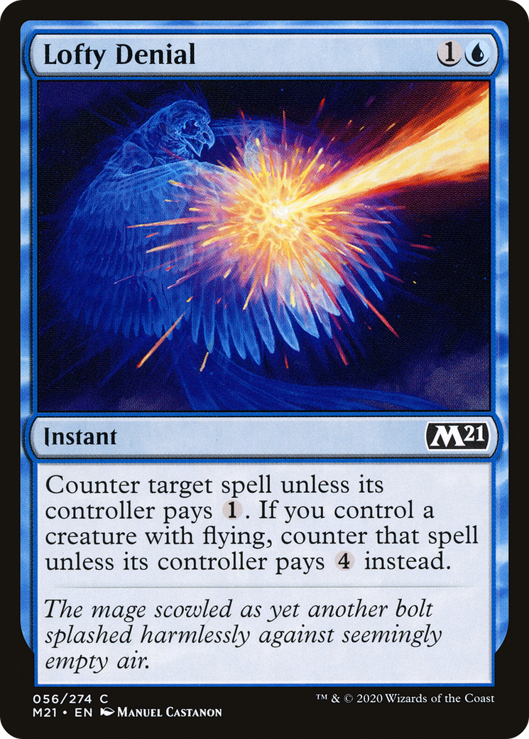 Lofty Denial (M21-056) - Core Set 2021 | Grognard Games