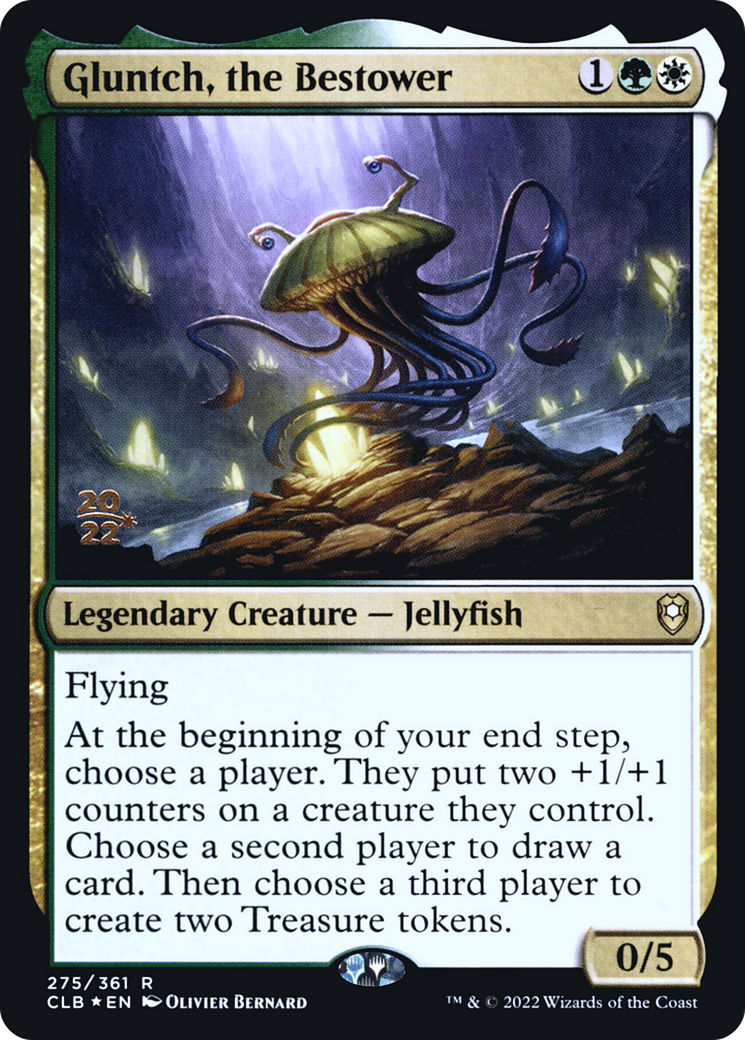 Gluntch, the Bestower [Commander Legends: Battle for Baldur's Gate Prerelease Promos] | Grognard Games