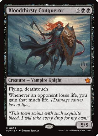 Bloodthirsty Conqueror (PPEOE-058) - Promo Pack: Edge of Eternities | Grognard Games