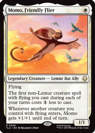 Momo, Friendly Flier (TLA-029) - Avatar: The Last Airbender Foil | Grognard Games