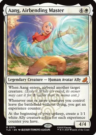 Aang, Airbending Master (TLE-074) - Avatar: The Last Airbender: Eternal-Legal | Grognard Games