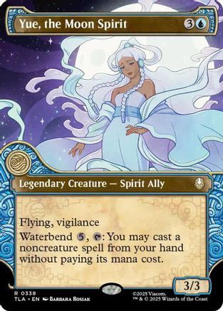 Yue, the Moon Spirit (Showcase) (TLA-338) - Avatar: The Last Airbender | Grognard Games