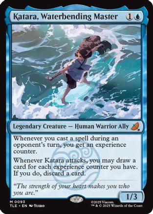 Katara, Waterbending Master (TLE-093) - Avatar: The Last Airbender: Eternal-Legal Foil | Grognard Games