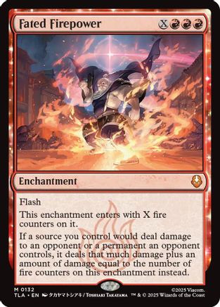 Fated Firepower (TLA-132) - Avatar: The Last Airbender Foil | Grognard Games
