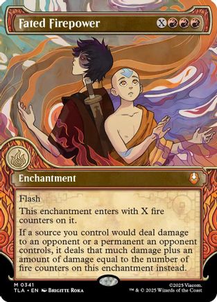 Fated Firepower (Showcase) (TLA-341) - Avatar: The Last Airbender Foil | Grognard Games