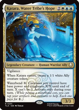 Katara, Water Tribe's Hope (TLA-231) - Avatar: The Last Airbender Foil | Grognard Games