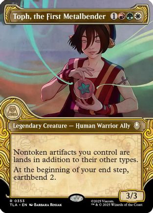 Toph, the First Metalbender (Showcase) (TLA-353) - Avatar: The Last Airbender | Grognard Games