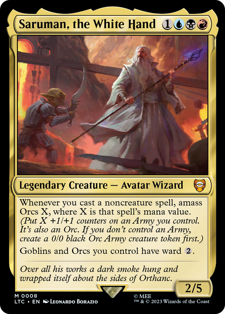 Saruman, the White Hand [The Lord of the Rings: Tales of Middle-Earth Commander] | Grognard Games
