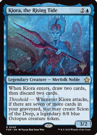 Kiora, the Rising Tide (PPEOE-045) - Promo Pack: Edge of Eternities Foil | Grognard Games
