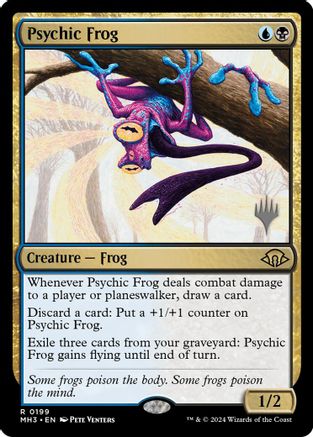 Psychic Frog (PPEOE-199) - Promo Pack: Edge of Eternities Foil | Grognard Games