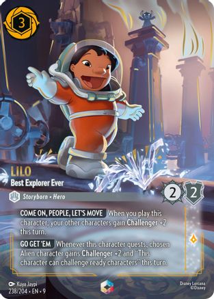 Lilo - Best Explorer Ever (Enchanted) (238/204) - Fabled Holofoil | Grognard Games