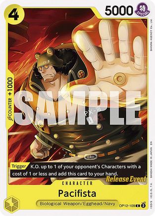 Pacifista (OP12-109) - Legacy of the Master Release Event Cards | Grognard Games