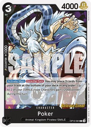 Poker (OP12-091) - Legacy of the Master Release Event Cards | Grognard Games