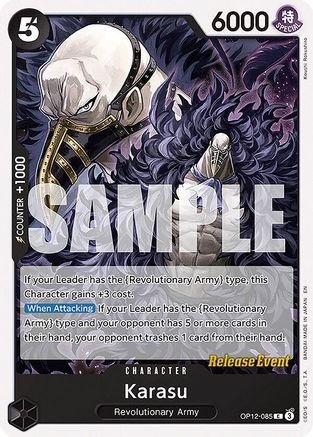 Karasu (OP12-085) - Legacy of the Master Release Event Cards | Grognard Games