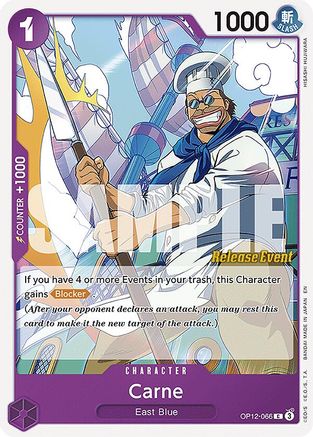 Carne (OP12-066) - Legacy of the Master Release Event Cards | Grognard Games