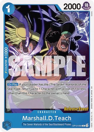 Marshall.D.Teach (OP12-054) - Legacy of the Master Release Event Cards | Grognard Games