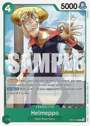 Helmeppo (OP12-033) - Legacy of the Master Release Event Cards | Grognard Games