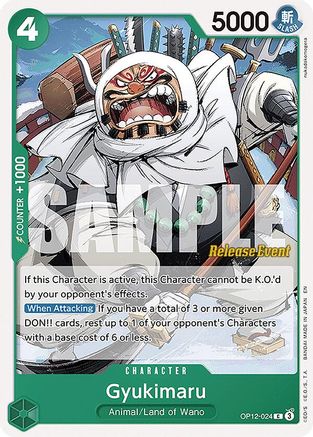 Gyukimaru (OP12-024) - Legacy of the Master Release Event Cards | Grognard Games