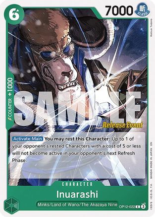 Inuarashi (OP12-022) - Legacy of the Master Release Event Cards | Grognard Games