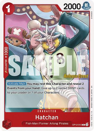 Hatchan (OP12-013) - Legacy of the Master Release Event Cards | Grognard Games