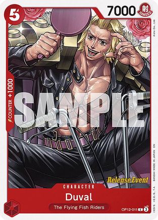 Duval (OP12-011) - Legacy of the Master Release Event Cards | Grognard Games