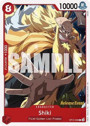 Shiki (OP12-005) - Legacy of the Master Release Event Cards | Grognard Games