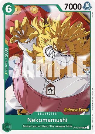 Nekomamushi (OP12-032) - Legacy of the Master Release Event Cards | Grognard Games