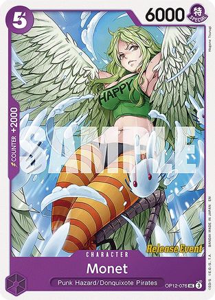 Monet (OP12-076) - Legacy of the Master Release Event Cards | Grognard Games