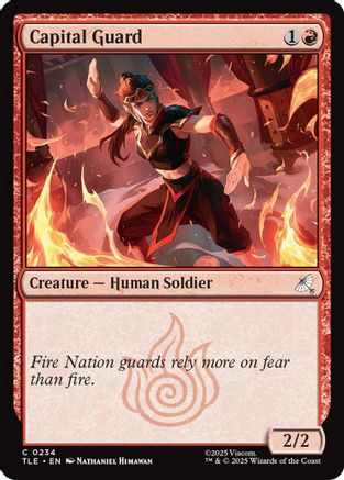 Captain Guard (TLE-234) - Avatar: The Last Airbender: Eternal-Legal Foil | Grognard Games