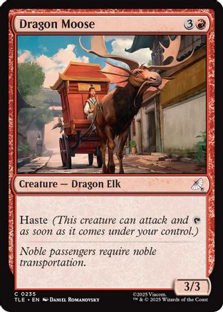 Dragon Moose (TLE-235) - Avatar: The Last Airbender: Eternal-Legal Foil | Grognard Games