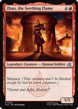 Zhao, the Seething Flame (TLE-245) - Avatar: The Last Airbender: Eternal-Legal | Grognard Games