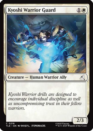 Kyoshi Warrior Guard (TLE-216) - Avatar: The Last Airbender: Eternal-Legal Foil | Grognard Games
