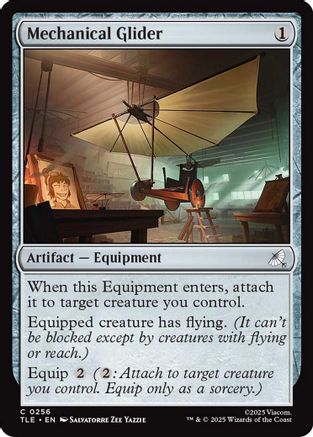 Mechanical Glider (TLE-256) - Avatar: The Last Airbender: Eternal-Legal Foil | Grognard Games