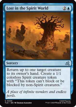 Lost in the Spirit World (TLE-224) - Avatar: The Last Airbender: Eternal-Legal Foil | Grognard Games