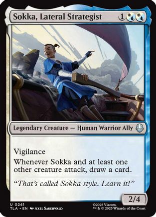 Sokka, Lateral Strategist (TLA-241) - Avatar: The Last Airbender Foil | Grognard Games