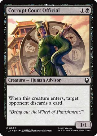 Corrupt Court Official (TLA-092) - Avatar: The Last Airbender Foil | Grognard Games
