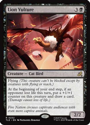 Lion Vulture (TLE-232) - Avatar: The Last Airbender: Eternal-Legal Foil | Grognard Games