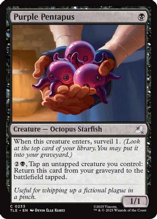 Purple Pentapus (TLE-233) - Avatar: The Last Airbender: Eternal-Legal Foil | Grognard Games