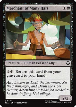 Merchant of Many Hats (TLA-110) - Avatar: The Last Airbender Foil | Grognard Games