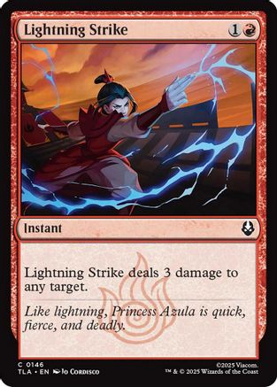 Lightning Strike (TLA-146) - Avatar: The Last Airbender Foil | Grognard Games