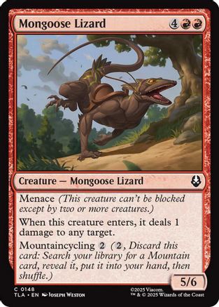 Mongoose Lizard (TLA-148) - Avatar: The Last Airbender Foil | Grognard Games